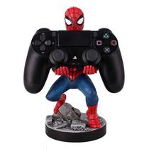 Boneco Base Exg Pro Cable Guys Marvel Avengers Stand para Celular / Joystick - Spider-Man (31937)