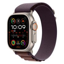 Apple Watch Ultra 2 MRET3LL/A Celular + GPS Caixa Titanio 49MM - Alpine Loop Indigo