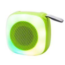 Caixa de Som / Speaker Mobile Multimedia MS-2233BT com Bluetooth / FM Radio / USB / LED Color Full / Recarregavel - Verde