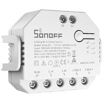 Interruptor Smart Sonoff DUALR3 2-Gang Wi-Fi Smart Switch - Branco