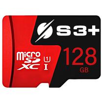 Cartao Microsd de 128GB S3+ S3SDC10V30/128GB Uhs-I CLASS10 - Preto/Vermelho