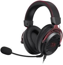 Headset Gaming Redragon H386 Diomedes Microfone Omnidireccional/7.1 Virtual/53MM - Black/Red