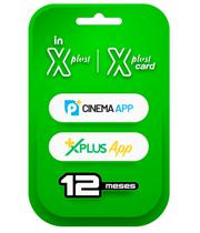 Cartao de Ativacao In Xplus Card Iptv Xplus App + Cinema App - 12 Meses