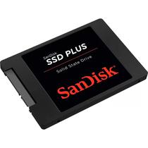 SSD de 480GB Sandisk Plus SDSSDA-480G-G26 535 MB/s de Leitura - Preto