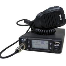 Radio PX 80 Canais TKS PX-40 (8 Watts) (Reducao Eletronica de Ruido + Frequencimetro) 12-24V