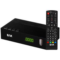 Conversor de TV Digital Isdb-T BAK BK-2023 Full HD com HDMI/USB Bivolt - Preto