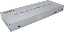 Controlador de Video Player SFX Videowall HDVW4X4-A HDMI 4K 4X4 30HZ