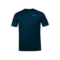 Camiseta Nike Masculina Breathe Dri-Fit Run Top SS Azul Marinho