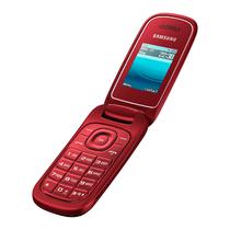 Celular Samsung GT-E1272 Flip / Dual Sim / Tela 1,7" - Vermelho