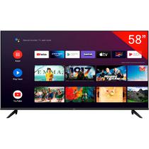 Smart TV LED de 58" Mtek MK58FSAU 4K Uhd com Bluetooth/Wi-Fi/Android/Bivolt - Preto