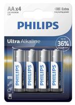 Pilha Philips AA Alcalina LR6E4B/97 (4 Unidades)