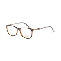 Armacao para Oculos de Grau Visard AM56 C6 Tam. 54-16-138MM - Marrom/Laranja