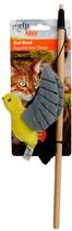 Brinquedo de Pelucia para Gatos Afp Bird Wand 2018 Amarelo/Cinza