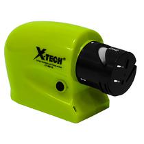 Amolador de Facas X-Tech XT-MS15 A Pilha - Verde/Preto