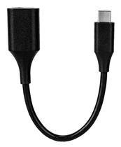 Cabo Adaptador HLD USB Type-C A USB 3.0 Femea 20 CM Preto
