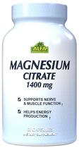 Alfa Vitamins Magnesium Citrate 1400MG (60 Capsulas)