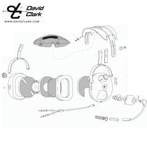 David Clark Parts Headband Spring 15093P-01