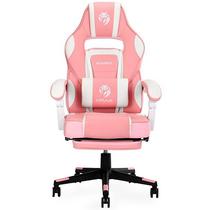 Cadeira Gamer Krab Monarch KBGC10 - Rosa/Branca