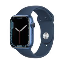 Apple Watch S7 (GPS) Caixa Aluminio Blue 45MM Pulseira Esportiva MKN83LL
