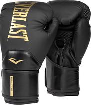 Luva de Treinamento Everlast Elite Boxing Gloves P00003269 - Black/Gold