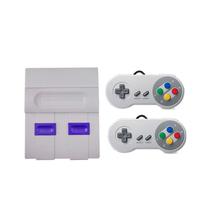 Console Classics Super Mini SN-02 com 821 Jogos 2 Controles - Branco/Lilas