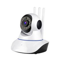 Camera de Seguranca Robo Smart Jortan JTZ-160BW-3B / 3 Antenas / Wifi / Wireless / Visao Noturna / 360O / 1080P / App Yoosee - Branco