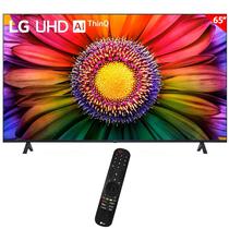 Smart TV LED 65" LG 65UR8750PSA 4K Ultra HD Webos Ai Thinq Wi-Fi/Bluetooth com Conversor Digital