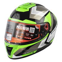 Capacete MT Helmets Blade 2 SV Finishline D6 - Fechado - Tamanho L - Gloss Pearl Fluor Green