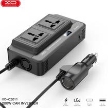 Inversor de Voltagem Xo CZ011 12V/220V (2 Tom + 2 USB-A + USB-C)