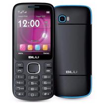 Celular Blu Jenny T-276 32MB / 2G / Dual Sim / Tela 2.8" / Cameras VGA - Preto e Azul