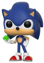 Boneco Sonic With Emerald - Sonic - Funko Pop! 284