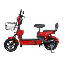 Motocicleta Eletrica M550 / 500W / 20A / 48V / Bateria Lithium - Vermelho