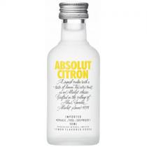 Vodka Absolut Citron Miniatura 50ML
