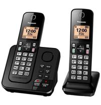 Telefone Sem Fio Panasonic KX-TGC362LAB 2 Bases 110V - Preto