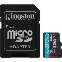 Cartao de Memoria Micro SD Kingston Canvas Plus SDXC 64GB 170 MB/s Class 10 - SDXC/SDCG3