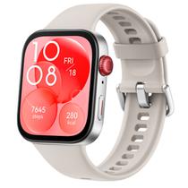 Smartwatch Huawei Watch Fit 3 com Tela de 1.82"/Bluetooth/GPS/5 Atm - White
