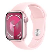 Apple Watch Series 9 MR943LL/A Caixa Aluminio 41MM Rosa - Esportiva Rosa M/L