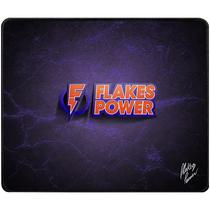 Mouse Pad Elg Flakes Power Speed FLKMP001 de 300X360MM - Preto/Azul