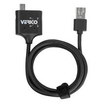 Cabo Verico VC05 - USB/Micro USB - 4 Em 1 - Preto
