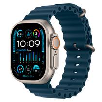 Apple Watch Ultra 2 MREG3GK/A Celular + GPS Caixa Titanio 49MM - Oceano Azul