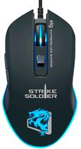 Mouse Gaming Elg Strike Soldier MGSS RGB Chroma 1000HZ/1MS 4800DPI - Preto