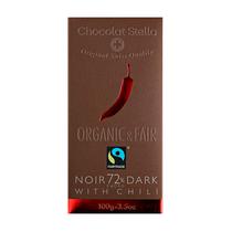Chocolate Stella Organic & Fair 72% Cacao Dark Chili 100G