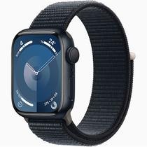Apple Watch Series 9 de 41 MM MR8W3LW/A GPS s/M (Caixa de Aluminio Mindnight/Banda Esportiva Mindnight)