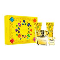 Perfume Versace Yellow Eau de Toilette 90ML+Mini 5ML+Crema Hidratante 100ML+Gel de Ducha 100ML