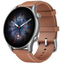 Smartwatch Amazfit GTR 4 New A2040 com GPS/Bluetooth - Brown Leather
