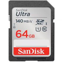Cartao de Memoria SD de 64GB Sandisk Ultra SDSDUNB-064G-GN6IN - Preto/Cinza