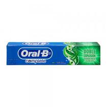 Creme Dental Oral B Complete Doble com Enxague Bucal + Branqueador 80G