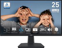 Monitor MSI 24.5" Pro MP251 Series Full HD 1MS/100HZ HDMI/VGA Preto