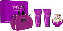 Kit Perfume Versace Dylan Purple Edp + Shower Gel + Body Lotion (100ML X 3)
