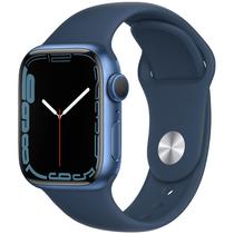 Apple Watch Series 7 41 MM A2476 MKHU3BE / A GPS + Celular - Blue Aluminum / Abyss Blue